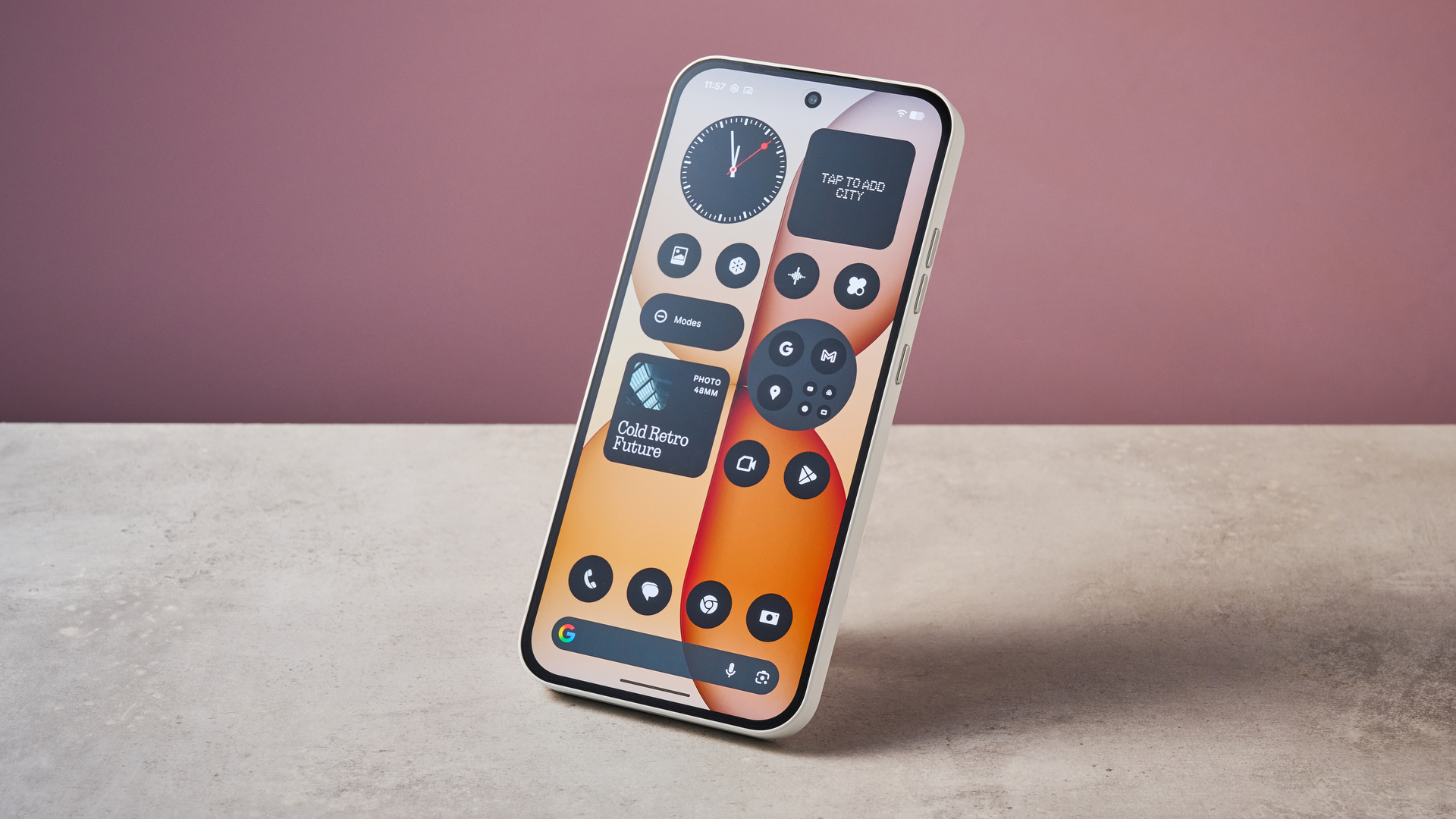 Display on the Nothing Phone (4a)