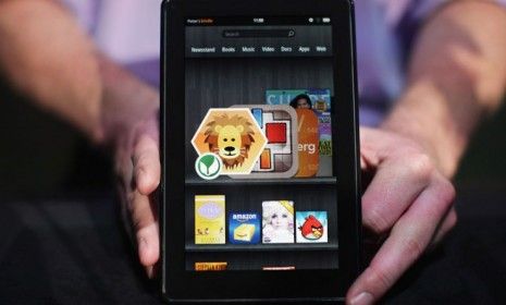 The Kindle Fire tablet