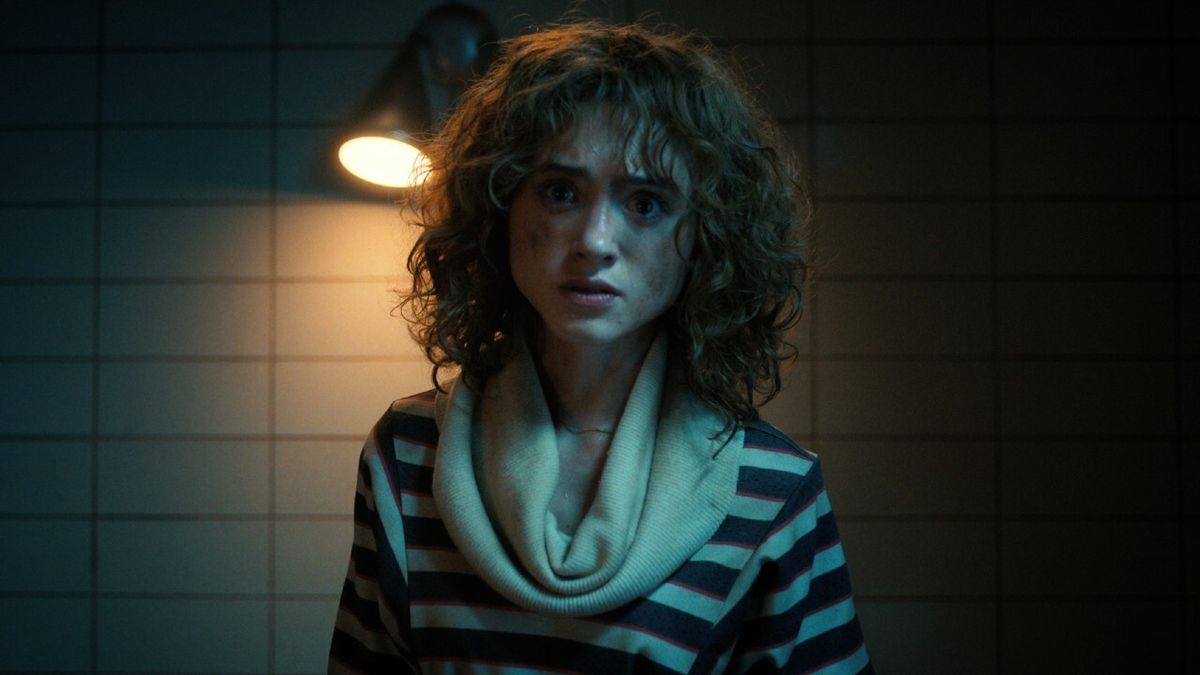 Natalia Dyer as Nancy Wheeler in Stranger Things Season 4