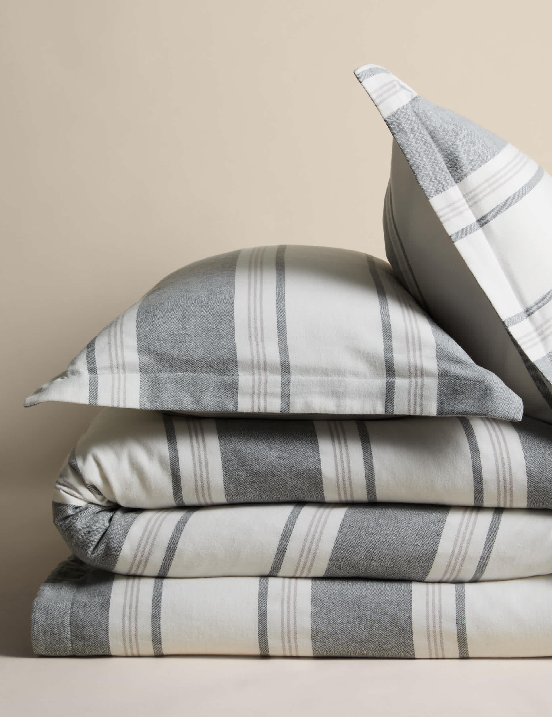 Brushed Cotton Yarn Dye Bedding Set