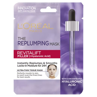 L'Oreal Paris Revitalift Filler Hyaluronic Acid Replumping Tissue Mask