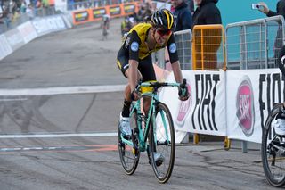 George Bennett finishes stage 4 at Tirreno-Adriatico
