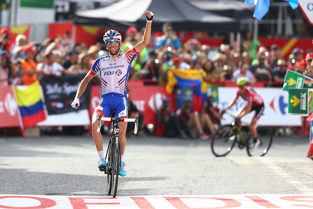 Thibaut Pinot wins stage 19 at the 2018 Vuelta a Espana