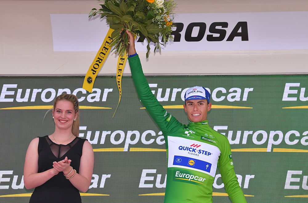 Enric Mas (Quick-Step Floors) leads the green jersey classification of the best young rider