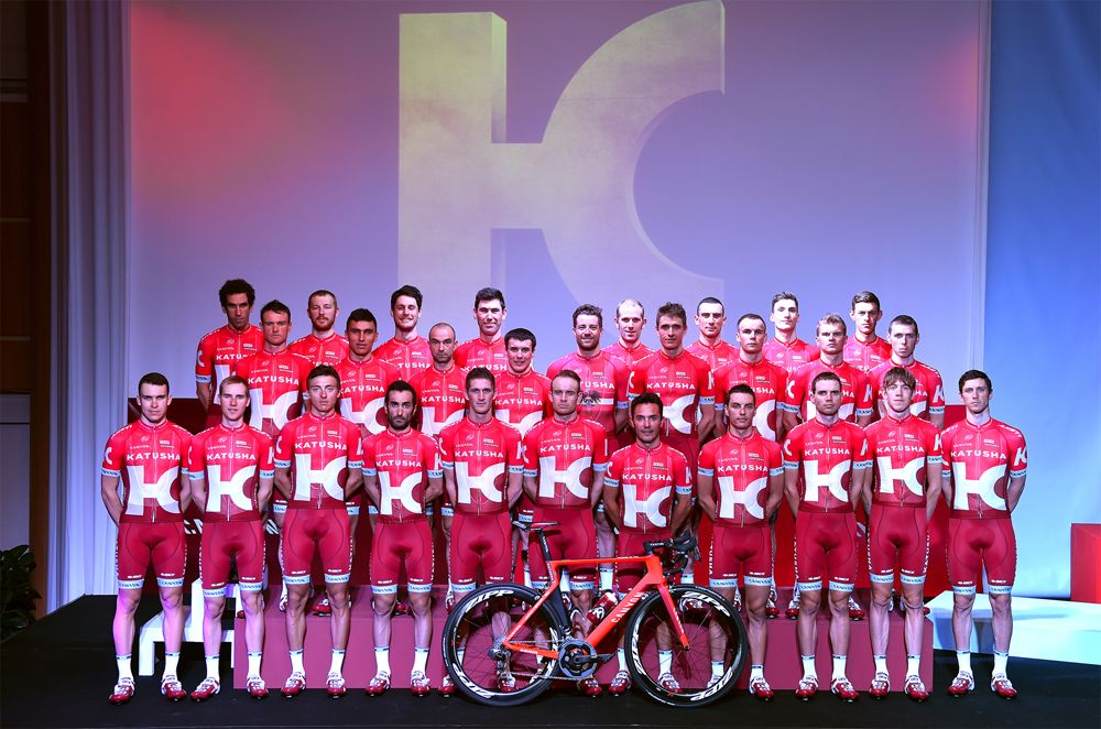 Team Katusha presented for 2016