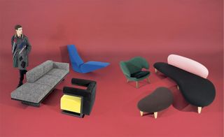 Fabrics and furnishing accessories, by Raf Simons and Kvadrat