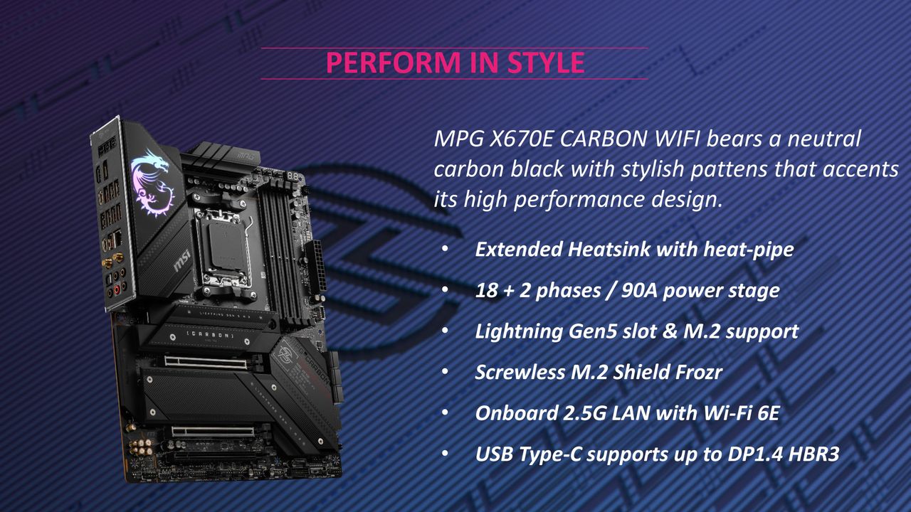 MSI X670E Motherboards