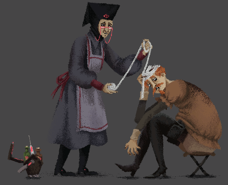 Art and screens from a indie game