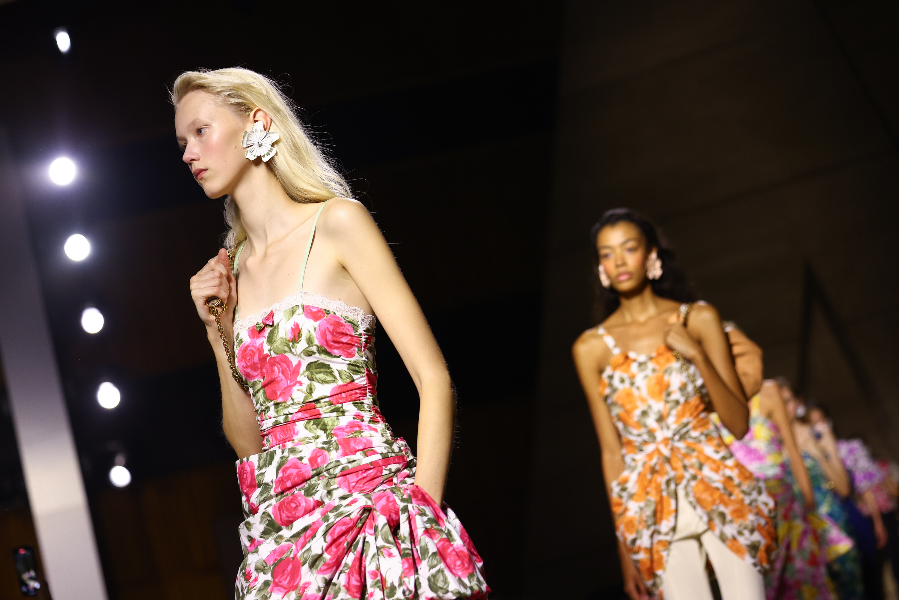 Models walk the runway during the Chlo&amp;eacute; Womenswear Spring/Summer 2026 show as part of Paris Fashion Week