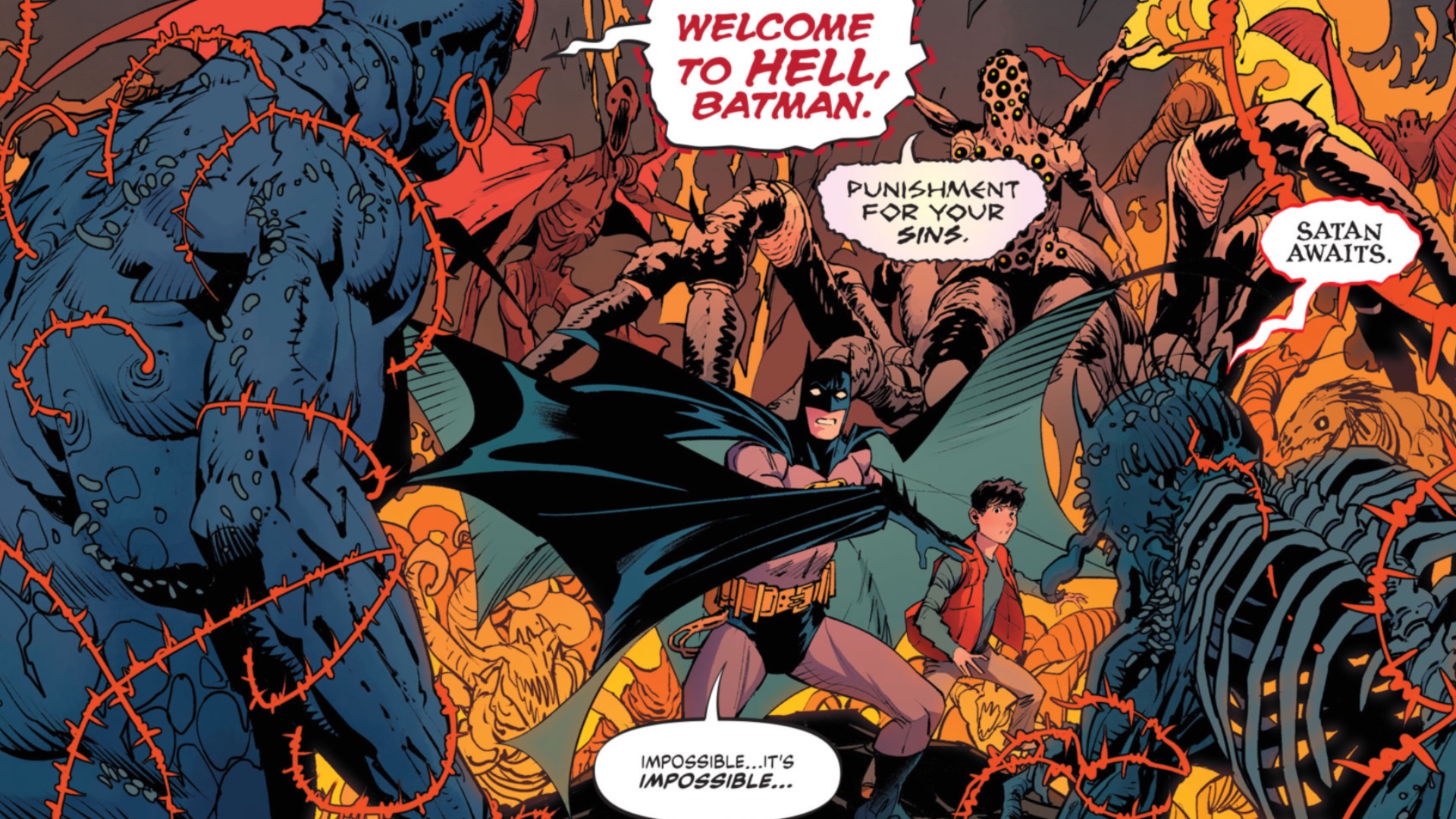 Batman and Superman go to Hell in World's Finest #3 | GamesRadar+