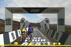 Screenshot from Rouvy Virtual Ride Across Britain