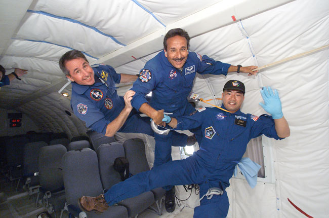 Space Multitasking: A Look at Two STS-114 Mission Specialists