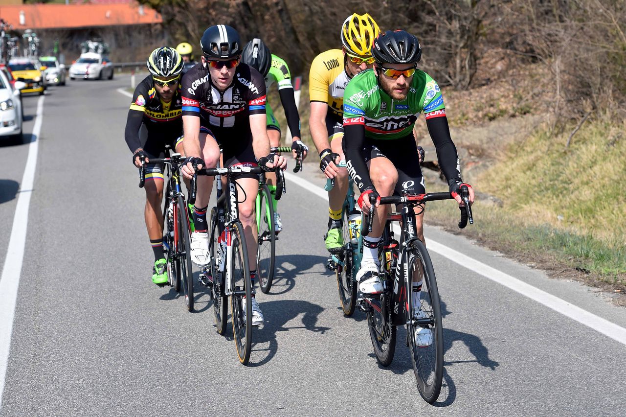 Danilo Wyss and Chad Haga lead the break