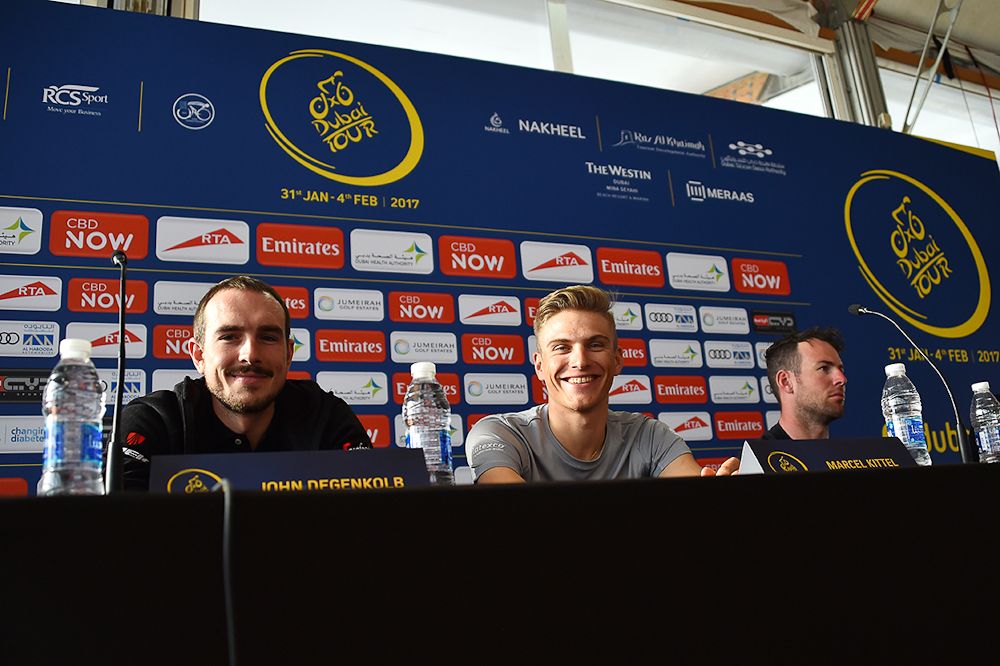 John Degenkolb, Marcel Kittel and Mark Cavendish