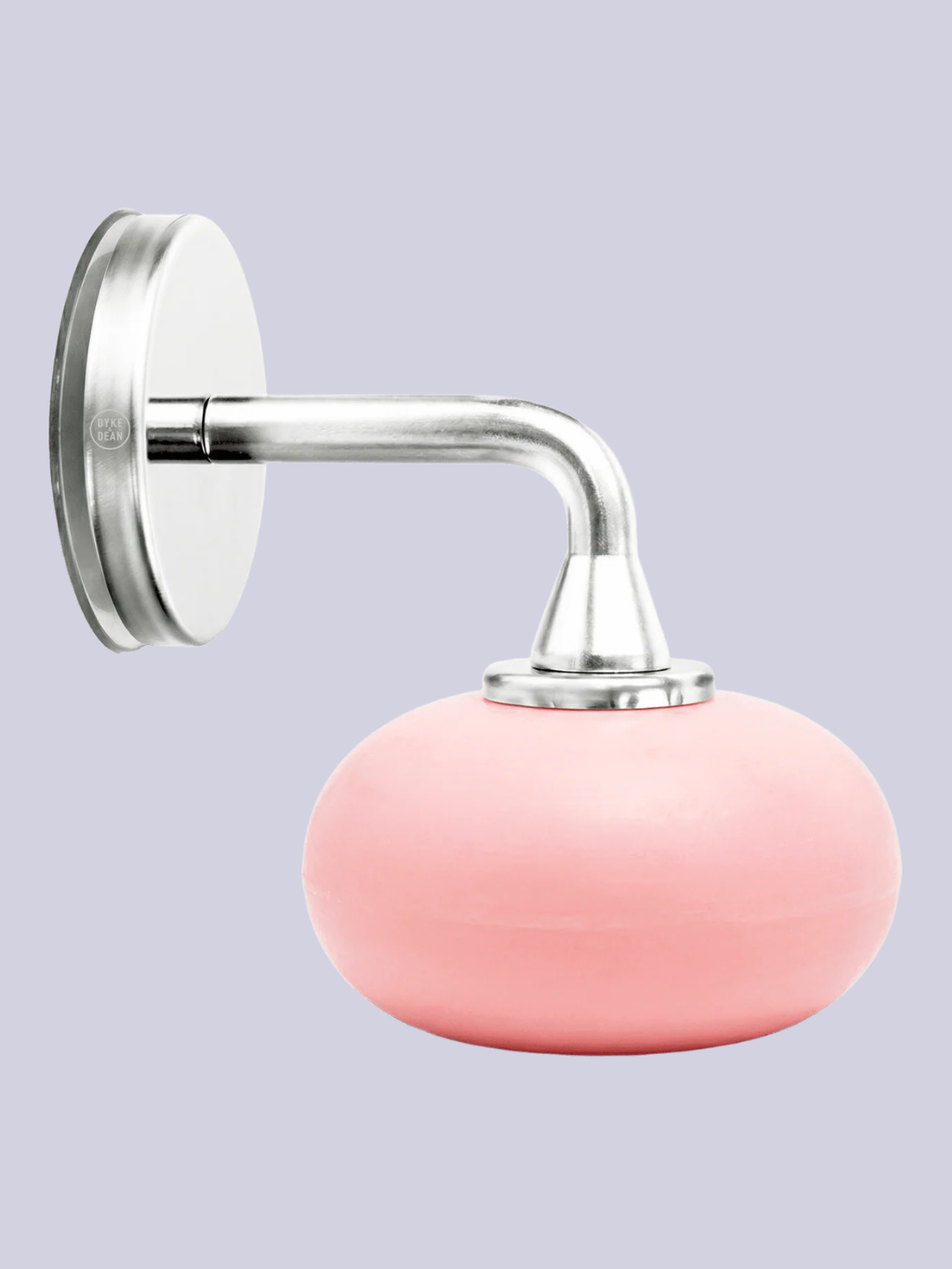 A silver magnetic soap holder from Dyke &amp;amp; Dean