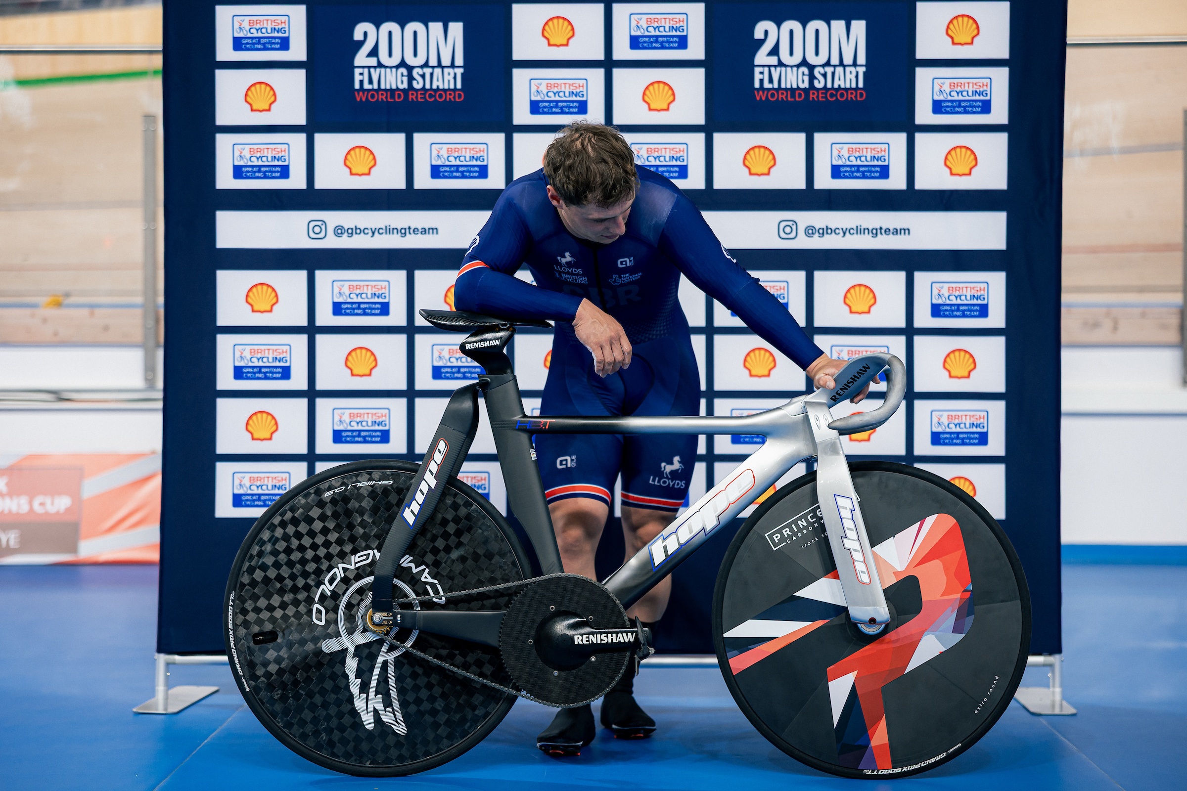 Details of the Hope HB.T used by GB Cycling Team