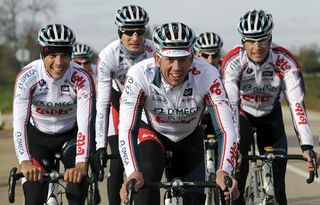 Leif Hoste looking pretty happy with his 2010 team