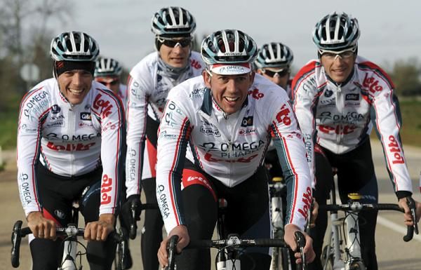 Leif Hoste looking pretty happy with his 2010 team