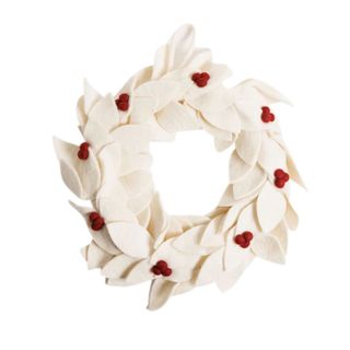 Felt Holly Berry Wreath