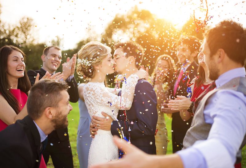 Wedding kiss