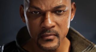 Will Smith's face