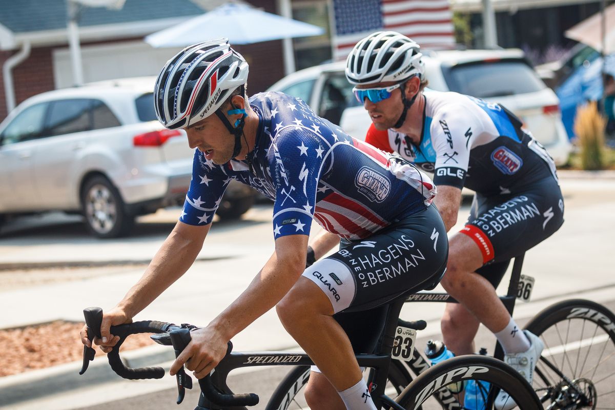 US champion Jonny Clarke at the Tour of Utah
