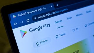 Google Play Store's new design and layout for its desktop web version