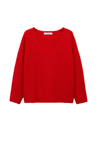 Mango V-Neck Sweater (Was $60) 