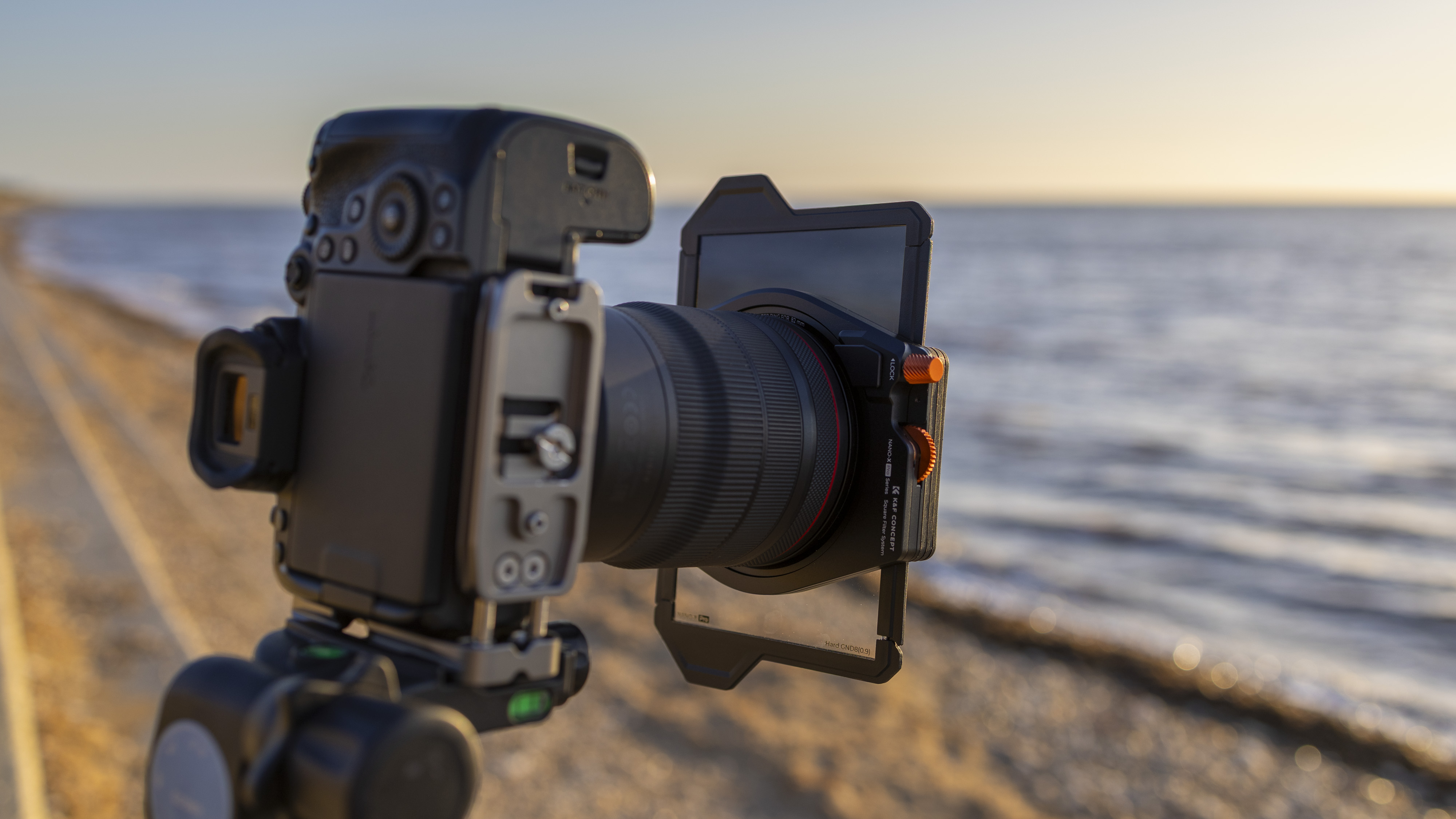 K&amp;amp;F Concept Graduated ND 100mm filter in use