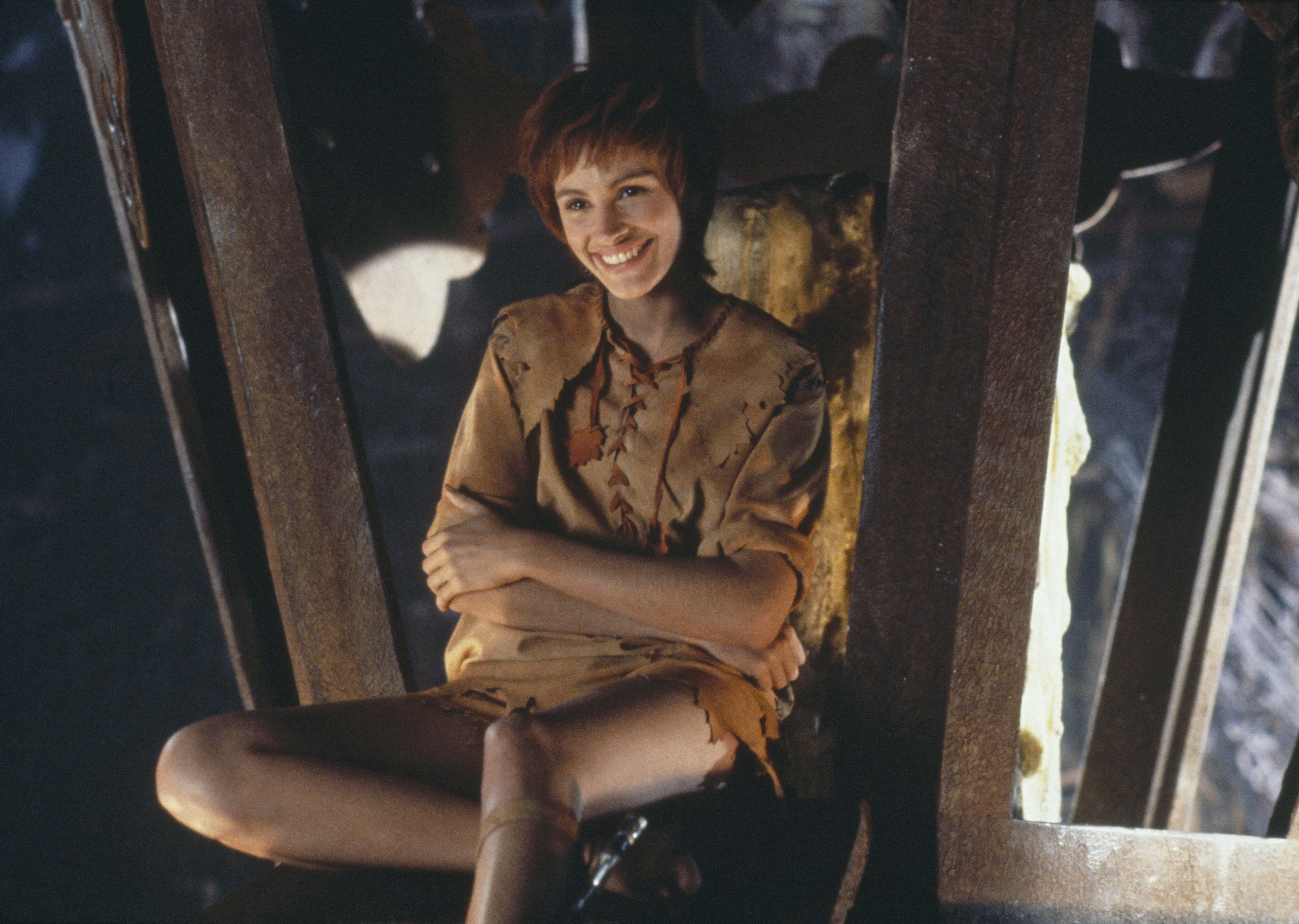 Julia Roberts starring in 1991 film Hook as Tinkerbell