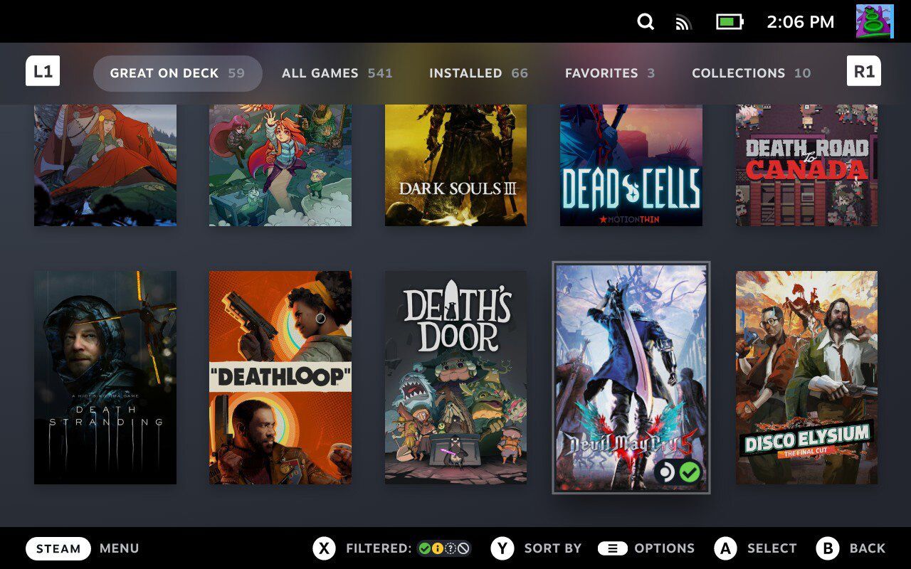 Steam Deck UI
