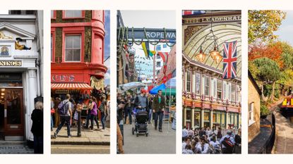 London destinations collage