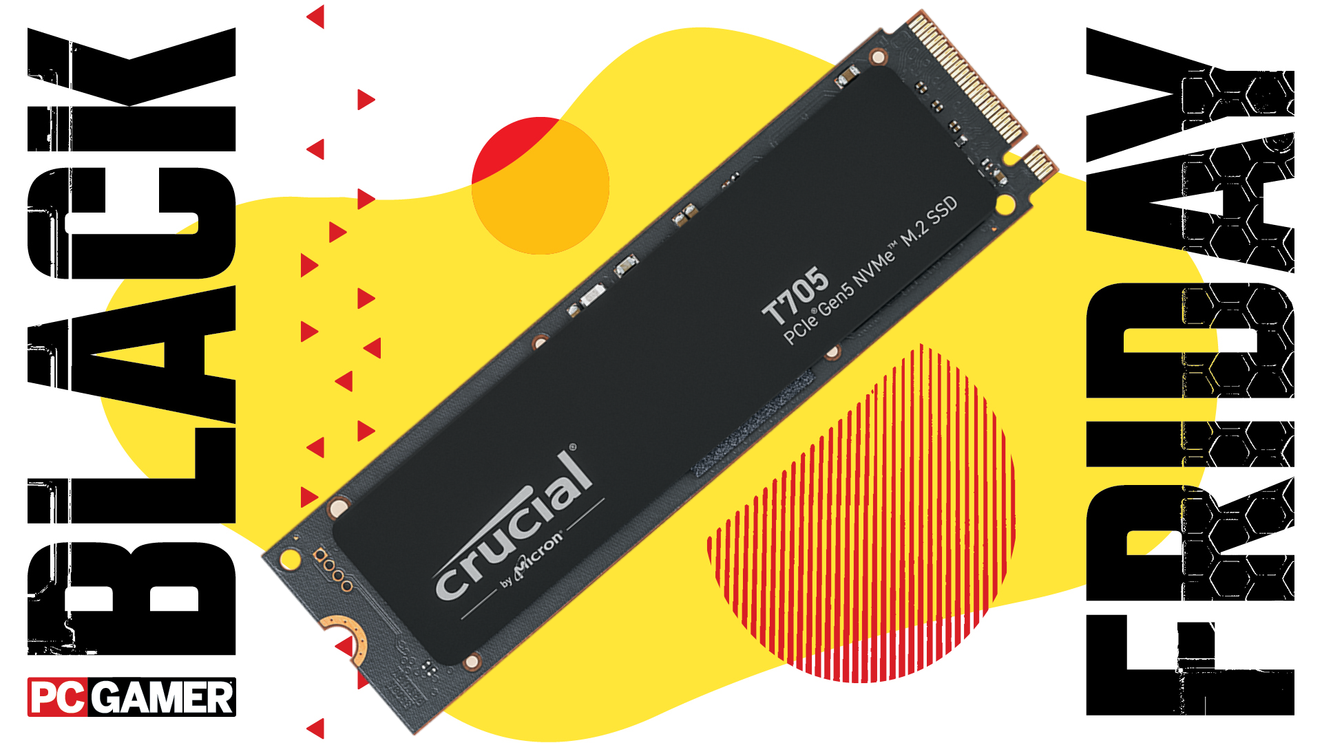 The Crucial T705 SSD floats in the funky Black Friday deal void.