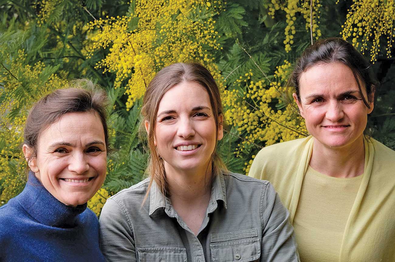 Meri, Alessandra and Valentina Tessari of Suavia
