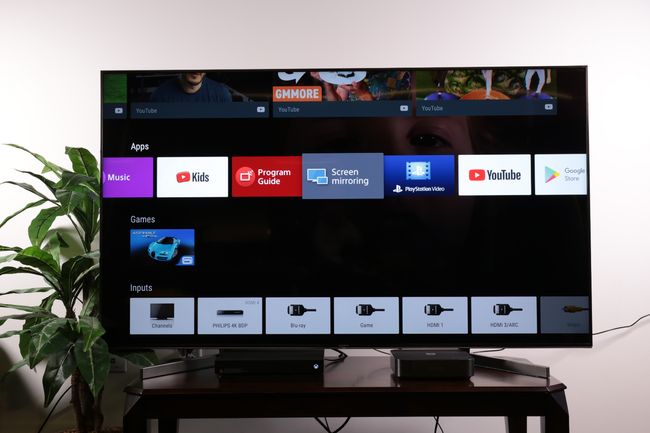 how to turn on screen mirroring on sony smart tv