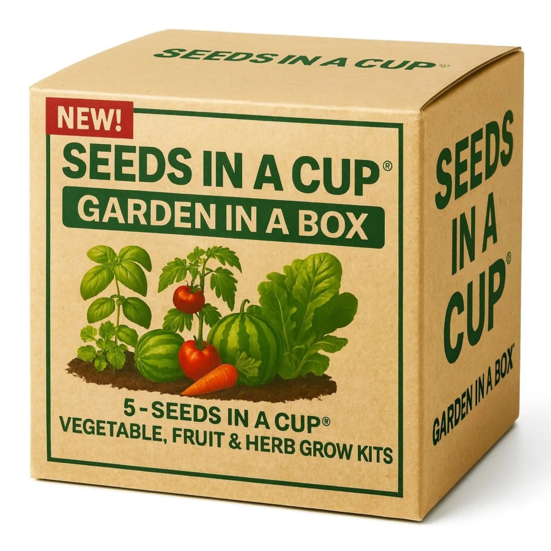 Seeds in a Cup&amp;reg;: Entire Garden in a Box- Choose 5 Pack!