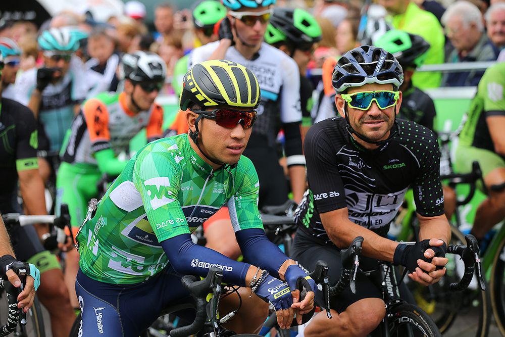 Caleb Ewan before the start of stage 4