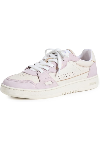 Axel Arigato Women's Dice Lo Sneakers, Beige/lilac, Purple, 5 Medium Us