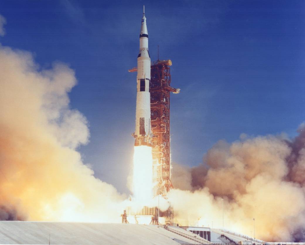 Apollo 11 Lifts Off