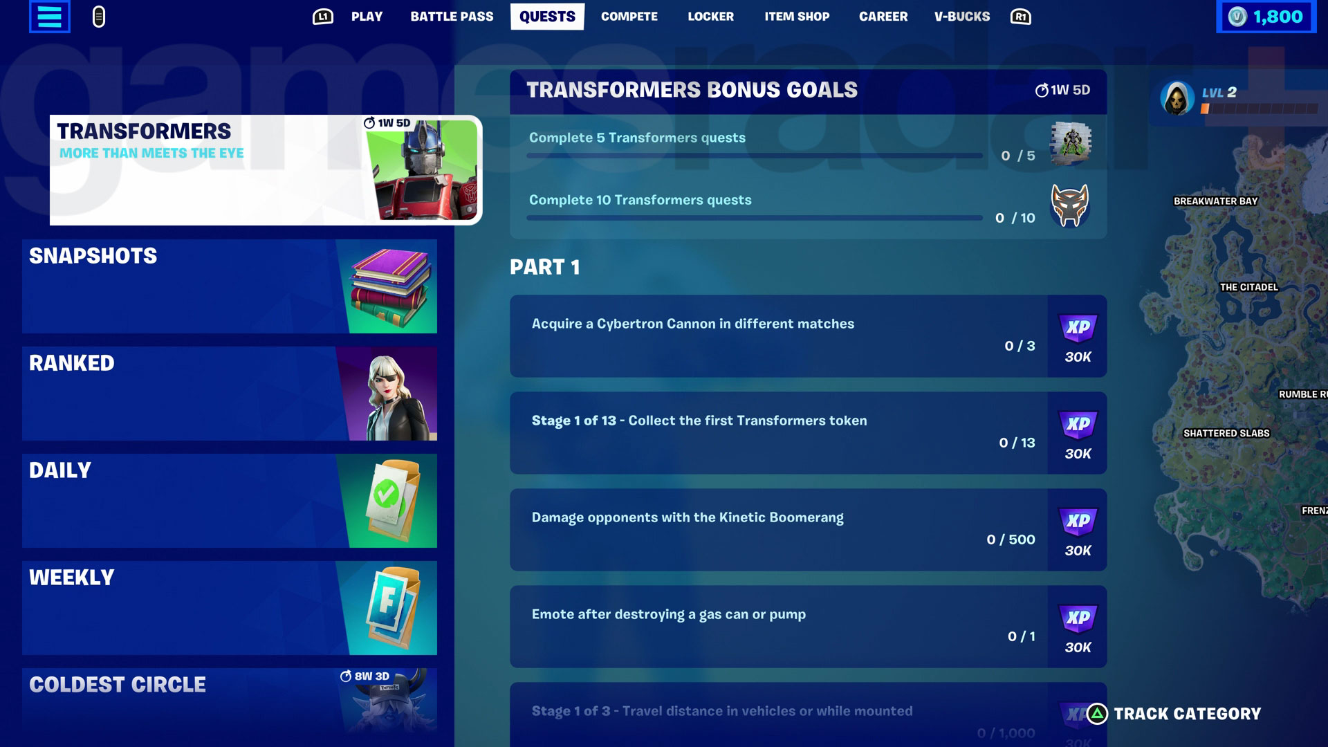 Fortnite Quests in Season 3 of Chapter 4 | GamesRadar+