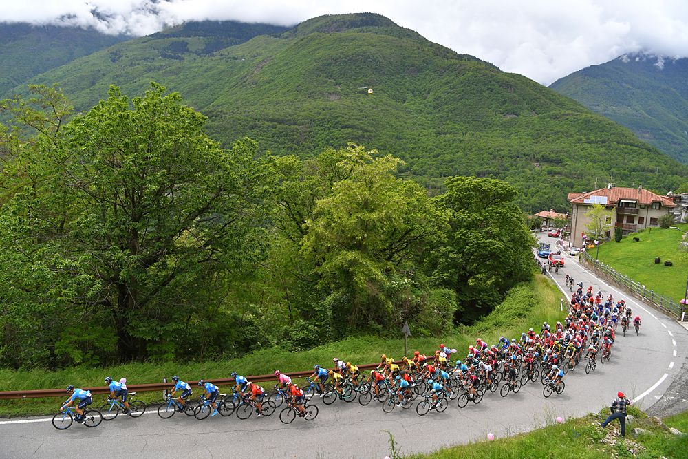 Stage 16 of the Giro d'Italia routed over the Mortirolo