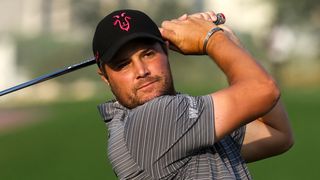 Peter Uihlein takes a shot at the International Series Qatar