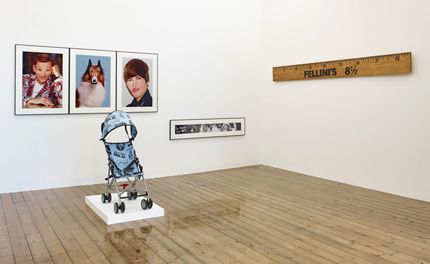 Installation view of John Waters