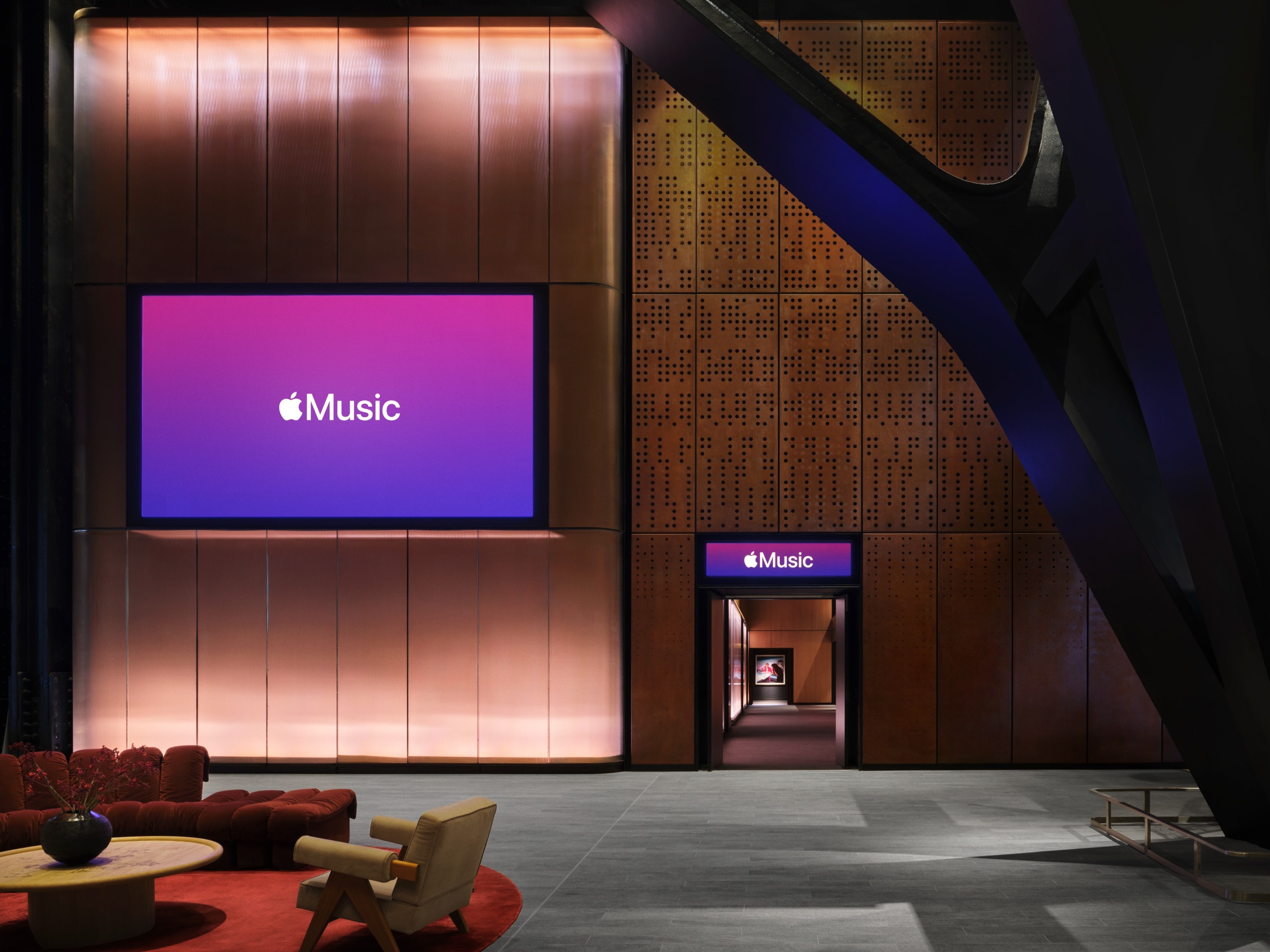 The entrance foyer
