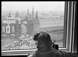 David Bowie, filming in Moscow