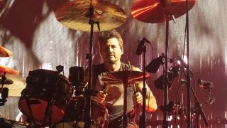 RATM drummer Brad Wilk during 2022 reunion shows