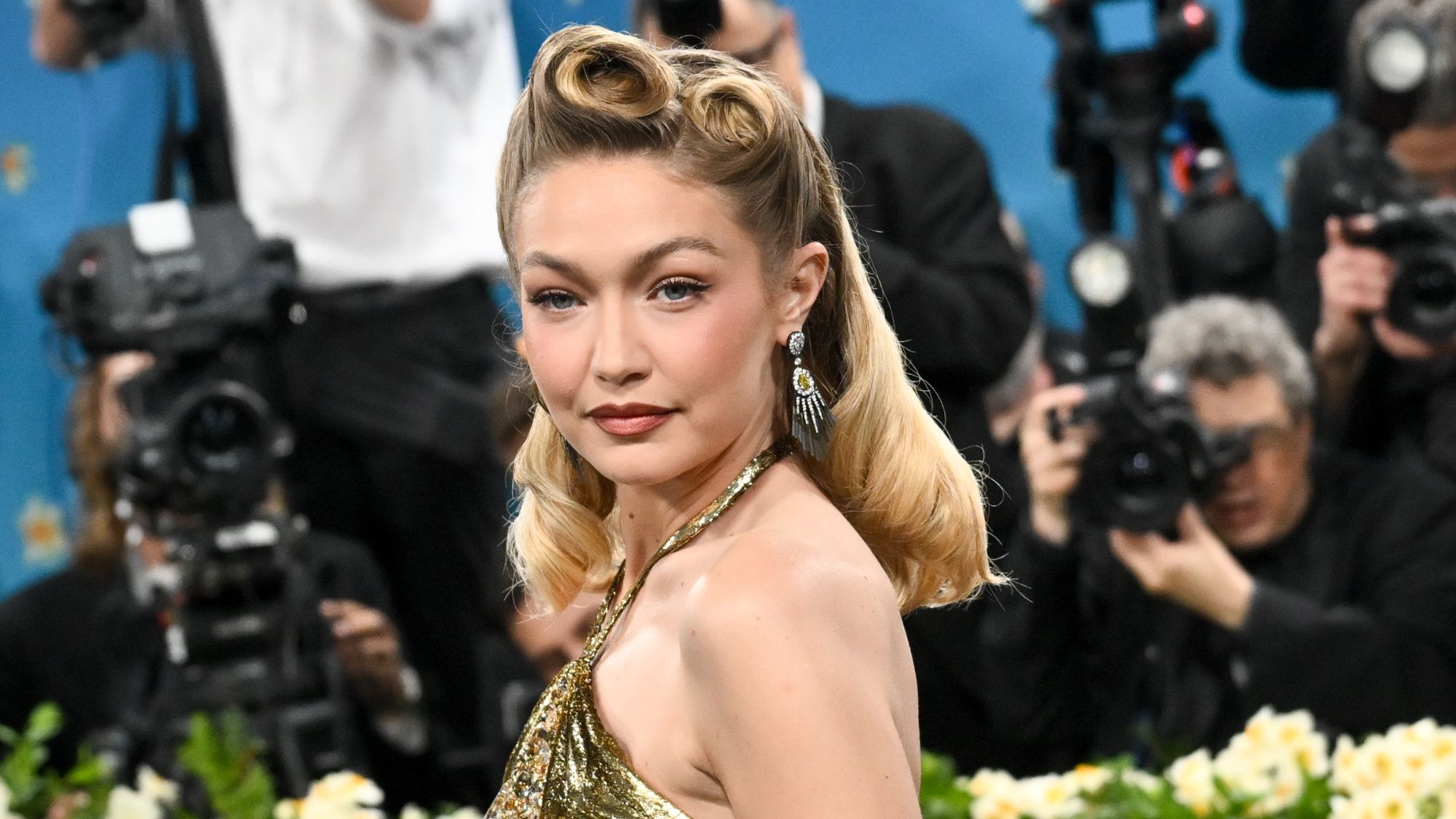 Gigi Hadid attending the Met Gala 2025