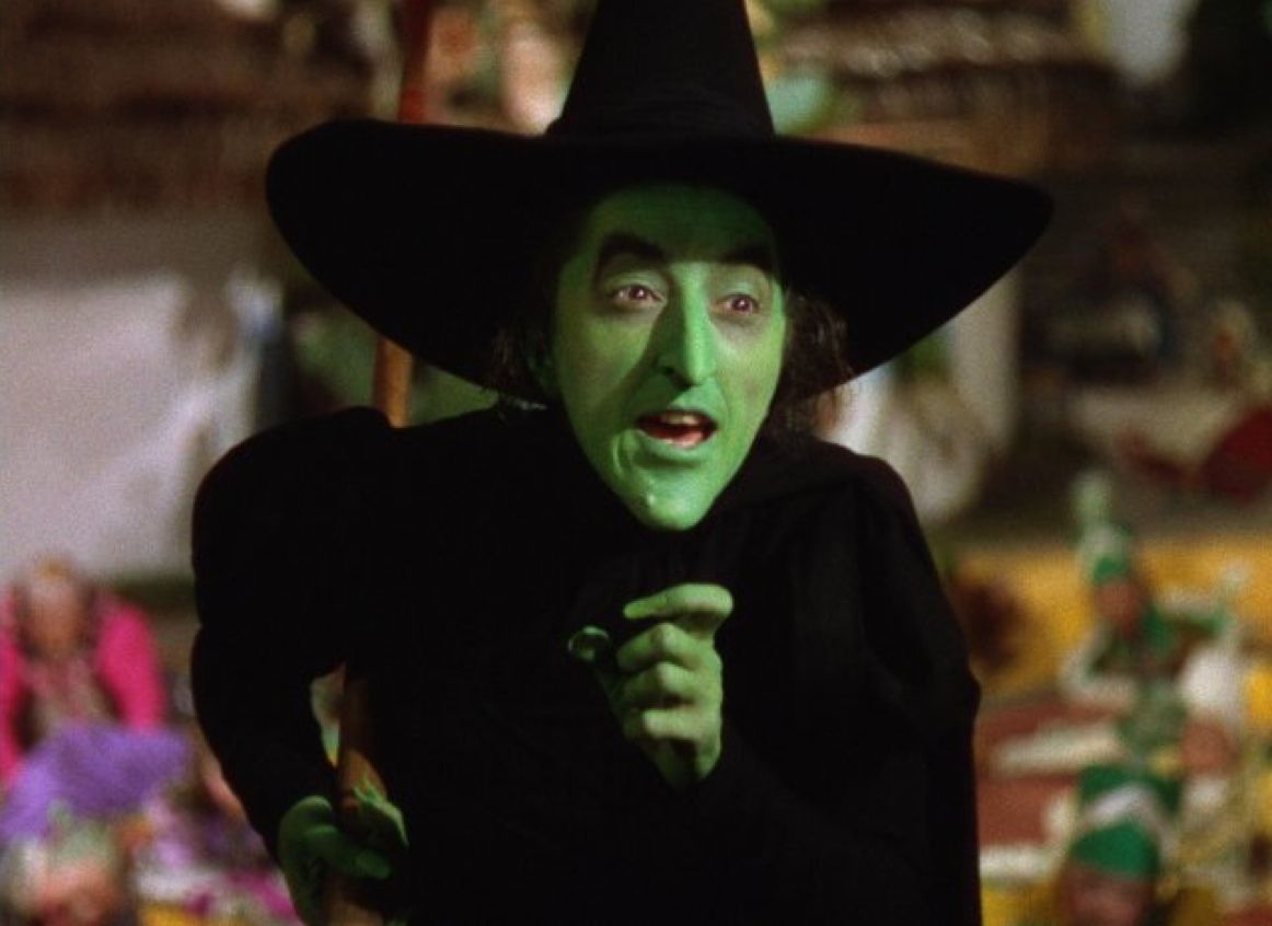 Margaret Hamilton as the Wicked Witch of the West in &quot;The Wizard of Oz&quot; (1939).