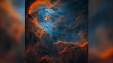 Romanian photographer Bogdan Borz captured this image of the nebula IC 2944 &mdash; 6,000 light-years away &mdash; from Chile.