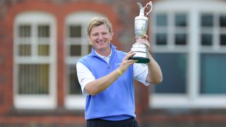 Ernie Els with the Claret Jug after winning The Open in 2012
